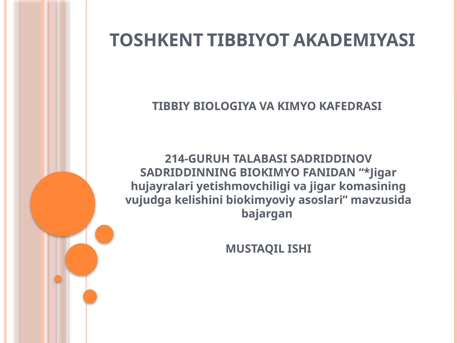 Jigar hujayralariyetishmovchiligi biokimyoviyasoslari 1
