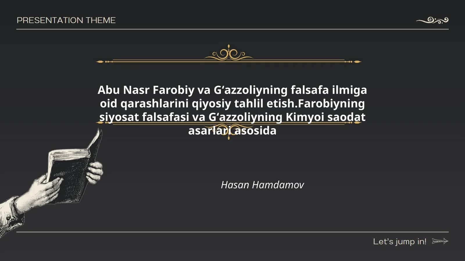 Abu Nasr Farobiy va Gʻazzoliyning falsafa ilmiga oid qarashlarini qiyosiy tahlil etish 1