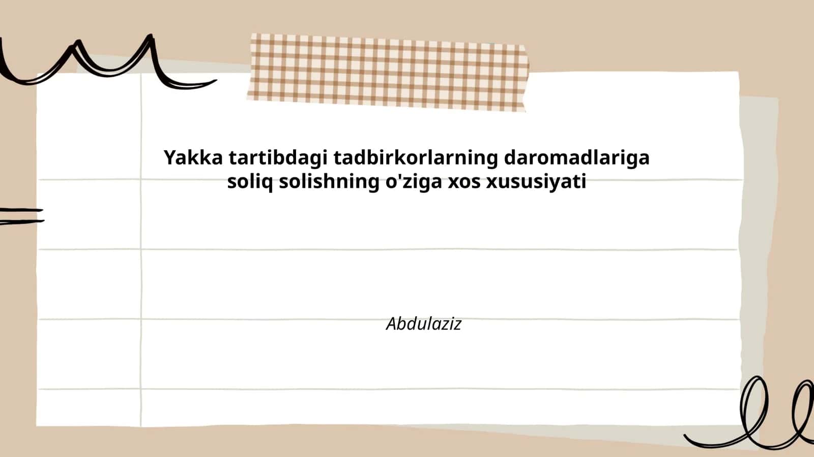 Yakka tartibdagi tadbirkorlik sub'yektlari tushunchasi 1