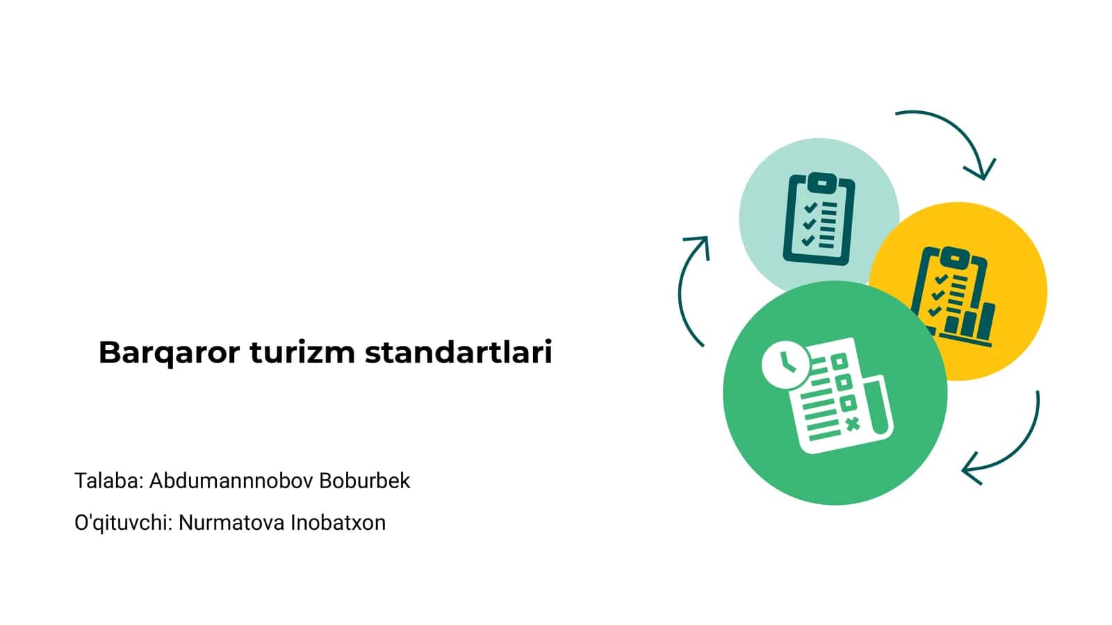 Barqaror turizm standartlari 1