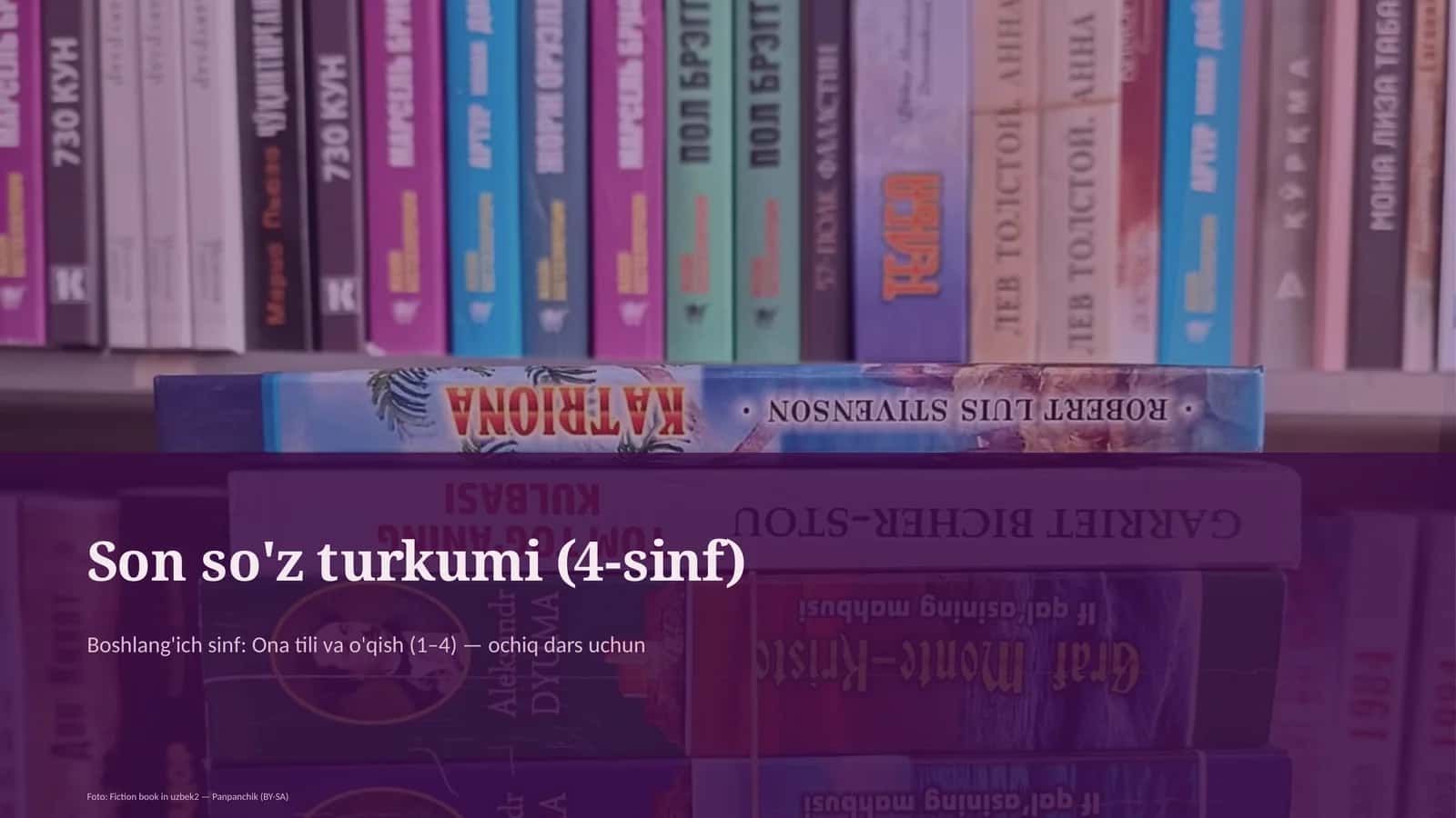 Son so'z turkumi (4-sinf) 1
