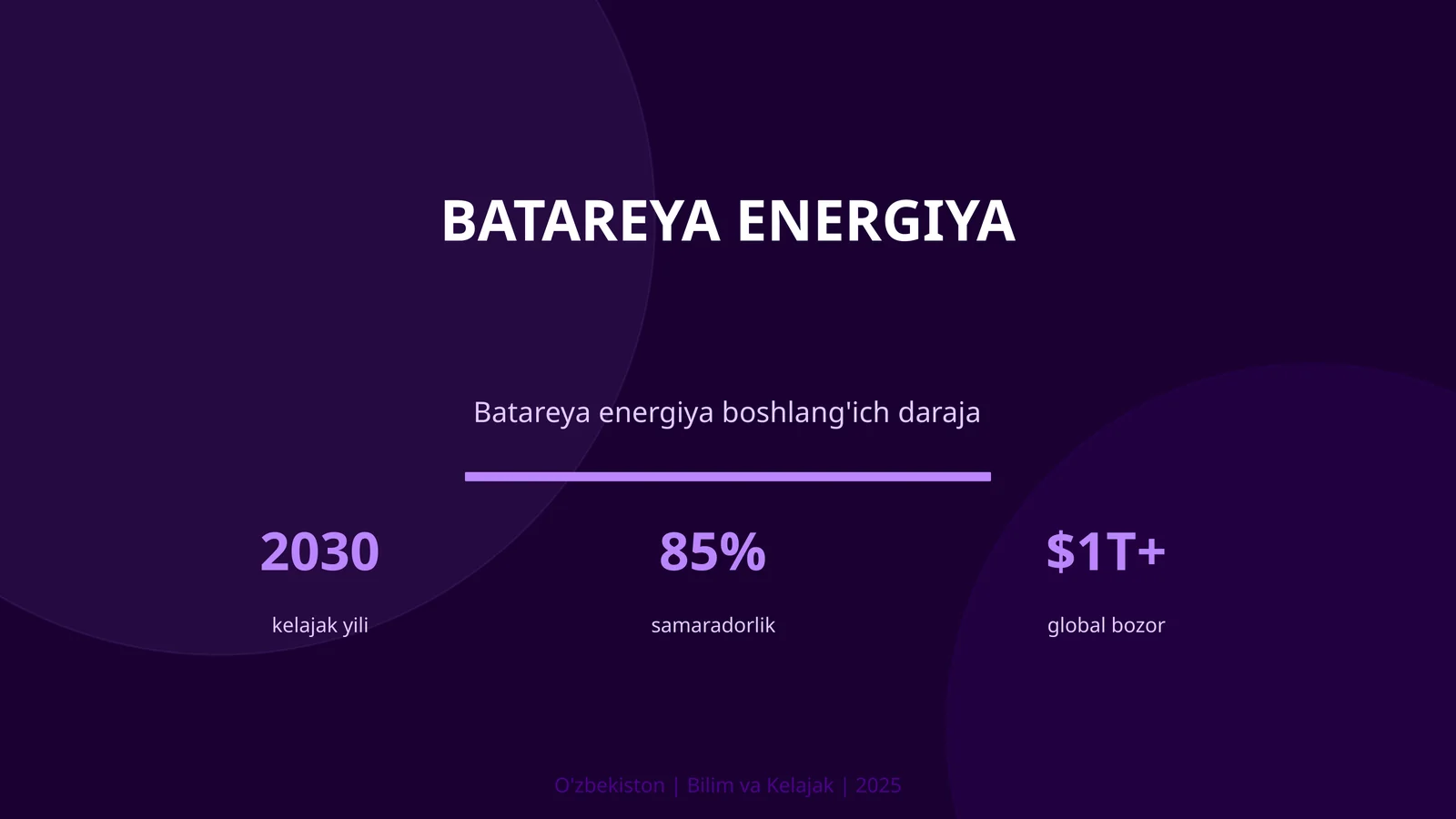 Batareya energiya 1