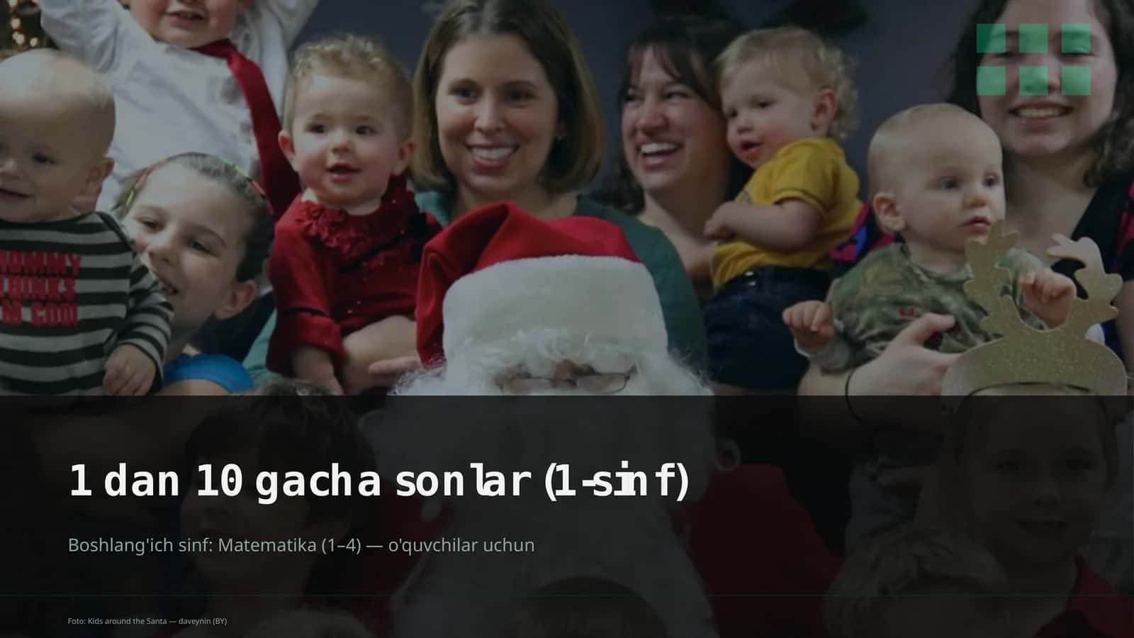 Boshlang'ich sinf: Matematika (1–4) 1