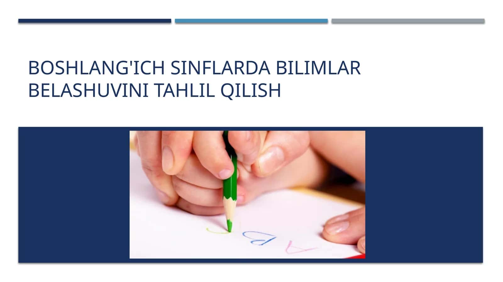 Boshlang'ich sinflar dasturiy belgilangan 1