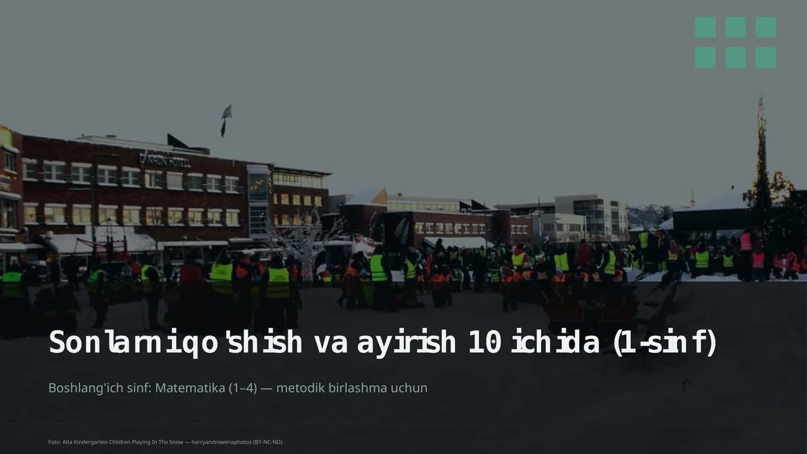 Sonlarni qo'shish va ayirish 10 ichida (1-sinf) 1