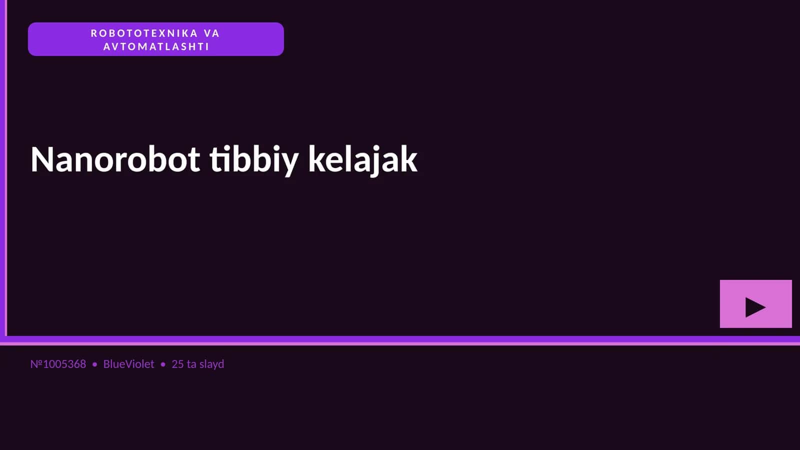 Nanorobot tibbiy kelajak 1
