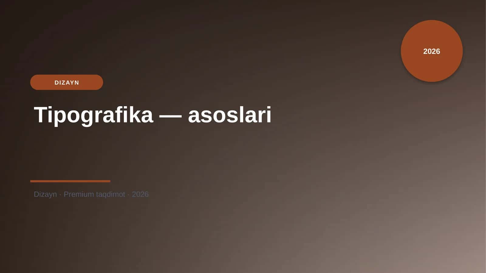 Tipografika — asoslari 1