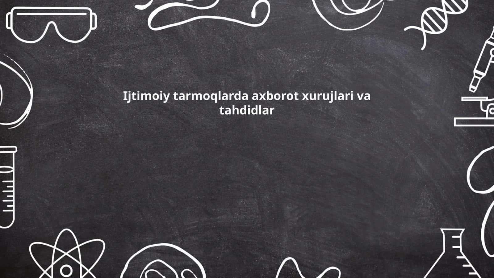 Ijtimoiy tarmoqlarda axborot xurujlari va tahdidlar 1