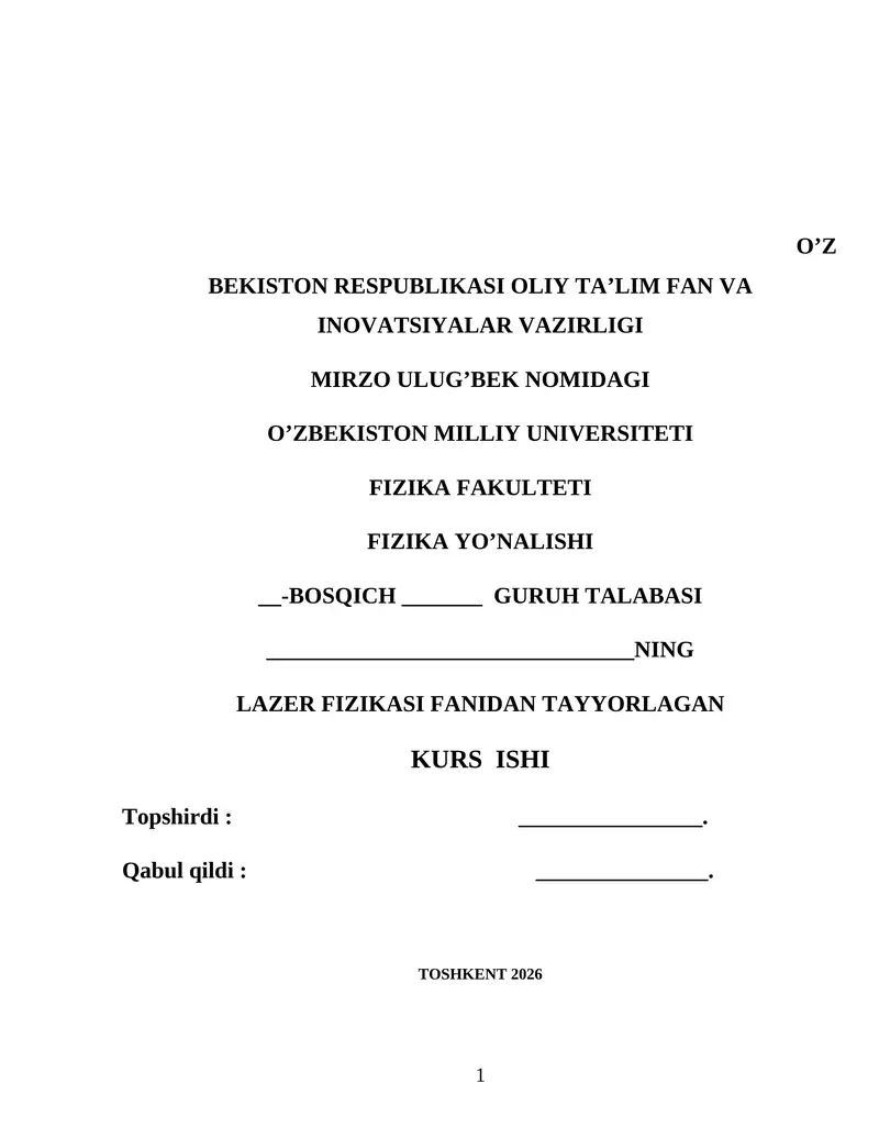 Qattiq jismli lazerlar 1