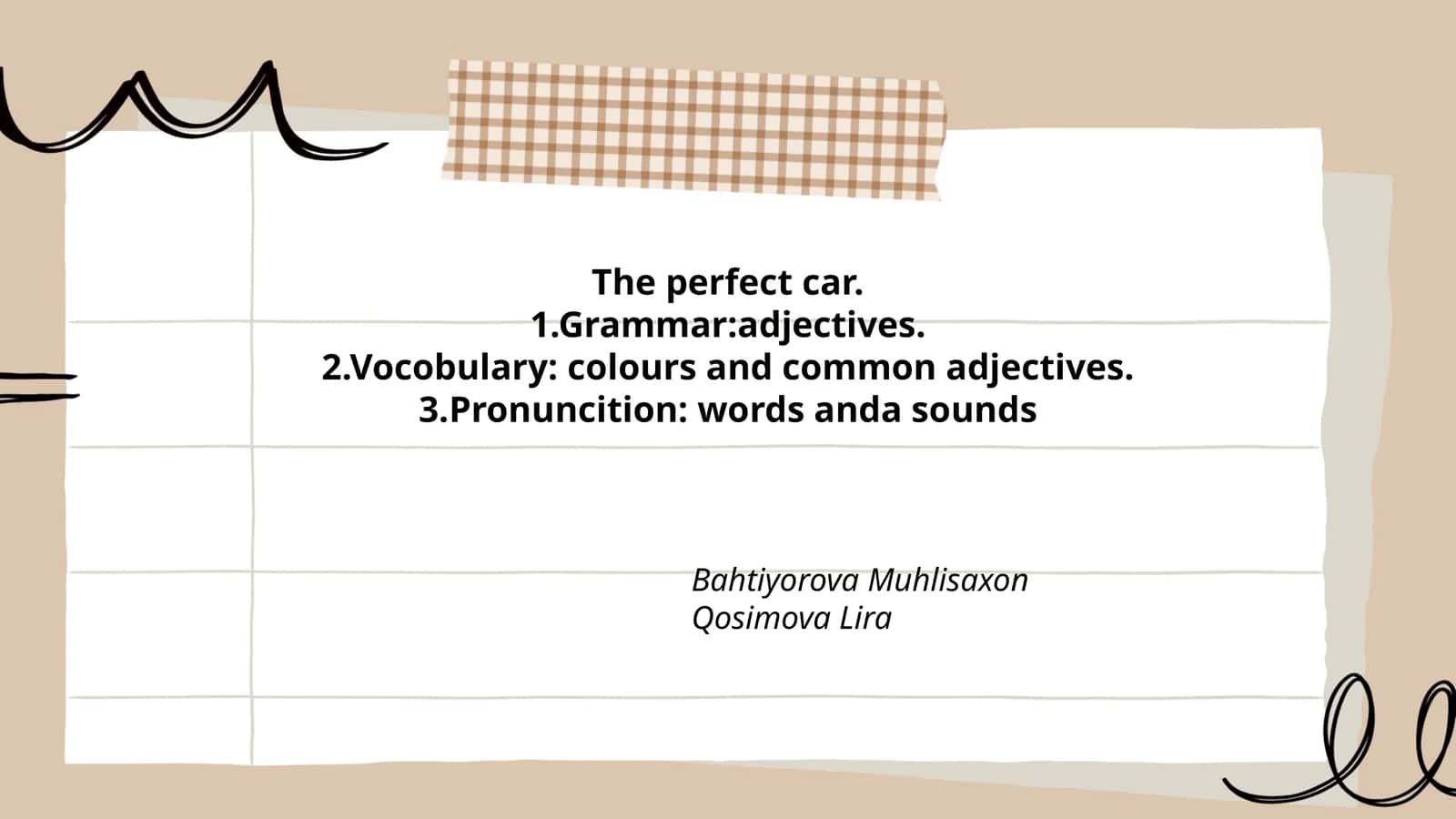 The Perfect Car 1