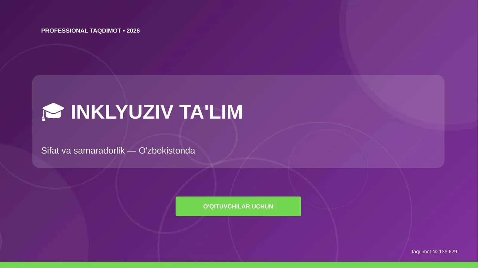 INKLYUZIV TA'LIM 1