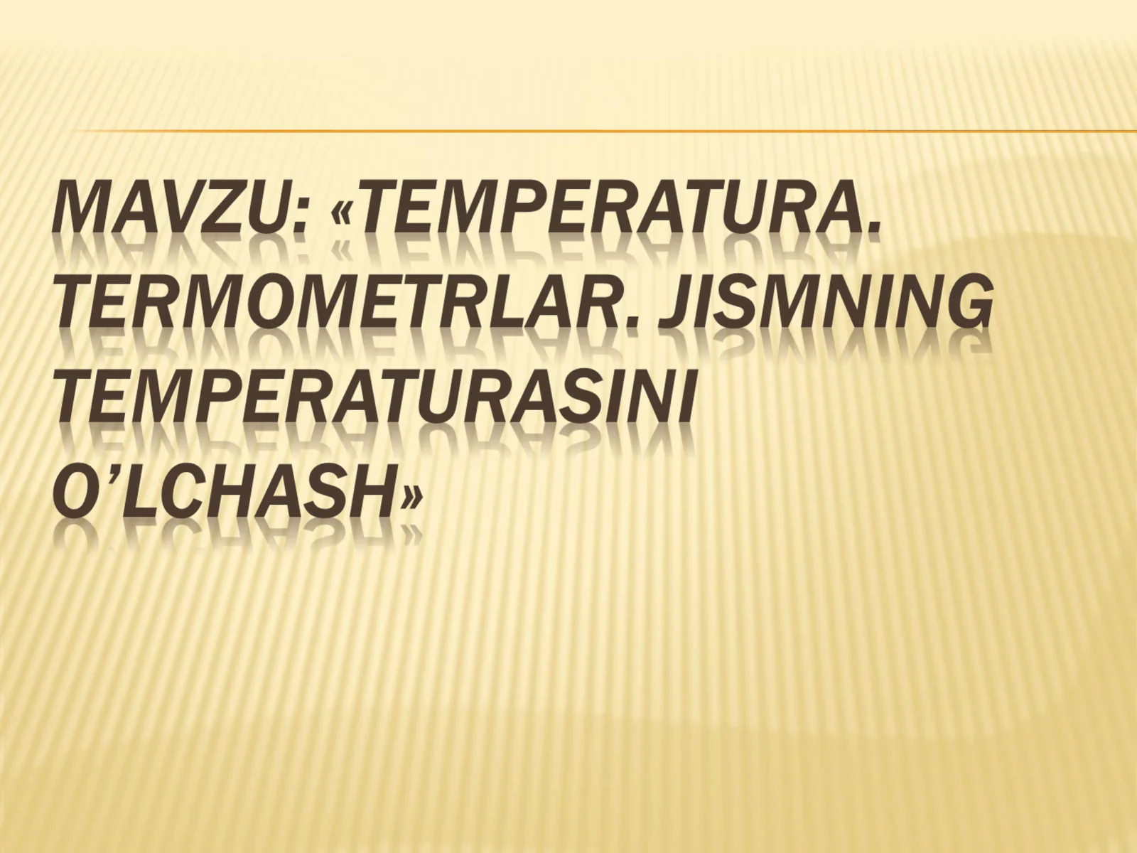Termometr 1