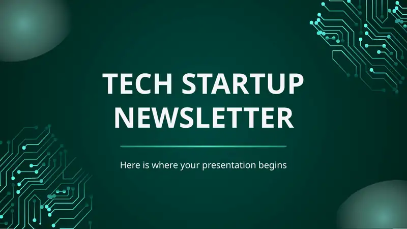 TECH STARTUP NEWSLETTER 1