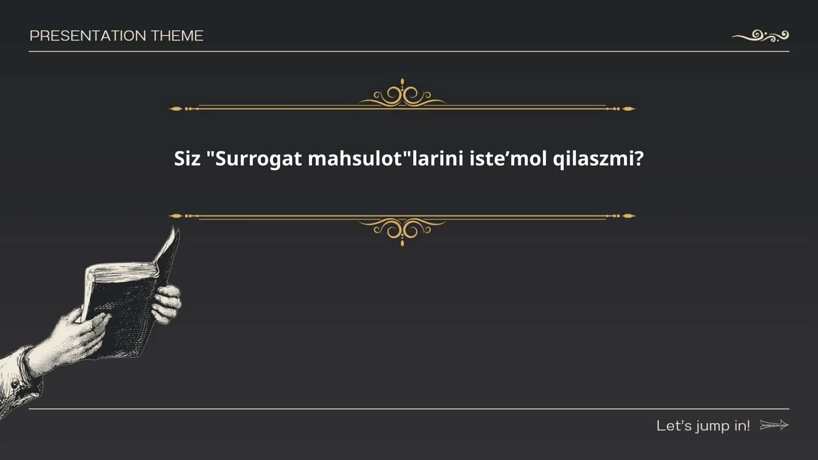 Surrogat mahsulotlar 1
