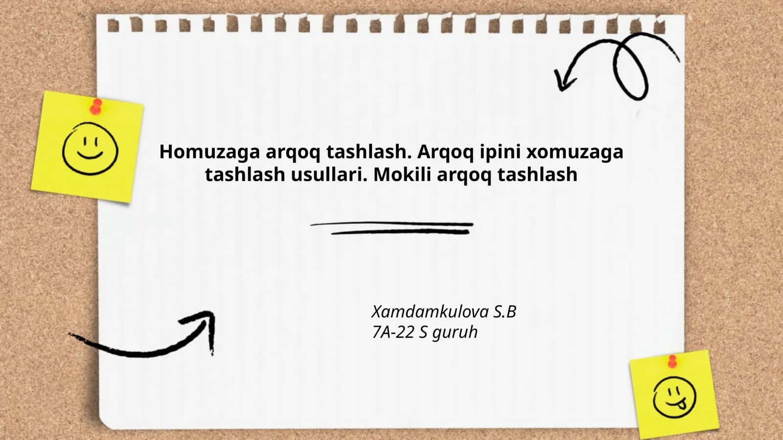 Homuzaga arqoq tashlashning an'anaviy usullari 1