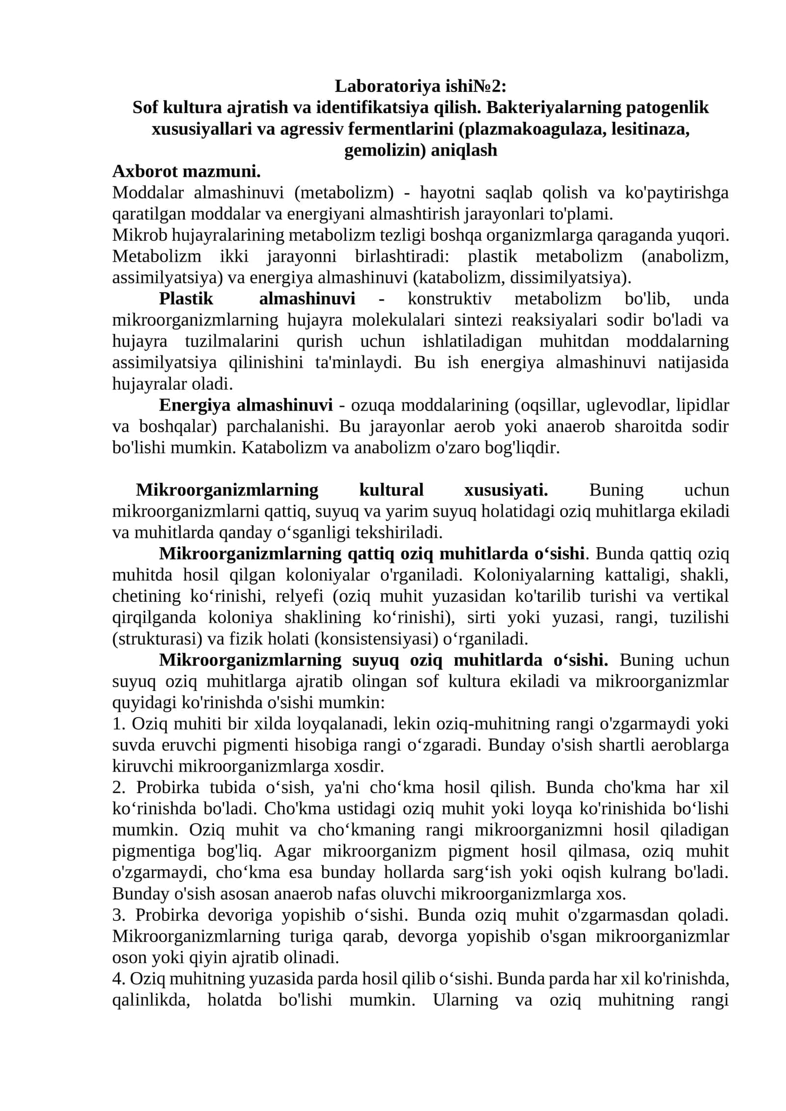Laboratoriya ishi №2 1