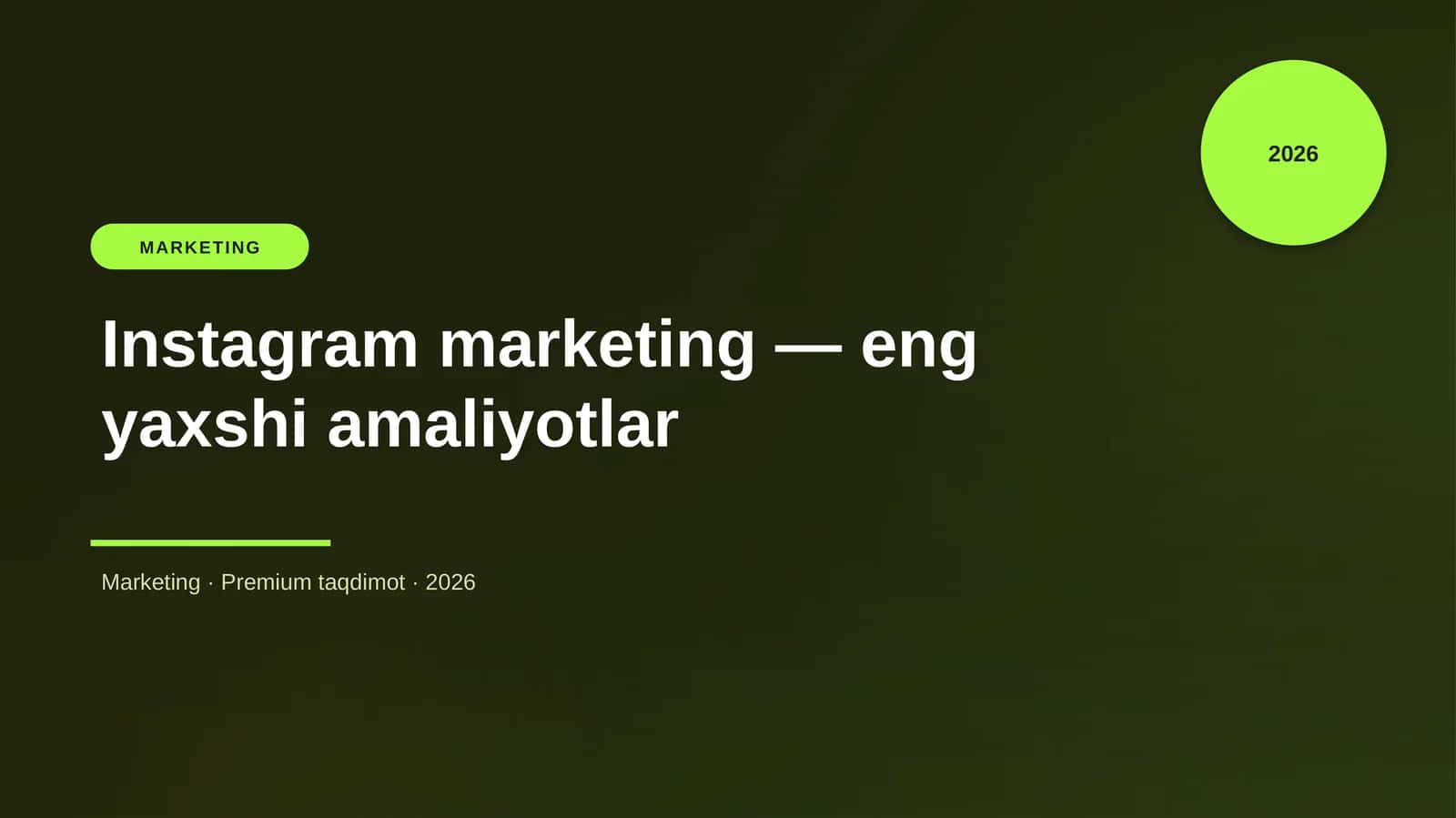Instagram marketing — eng yaxshi amaliyotlar 1