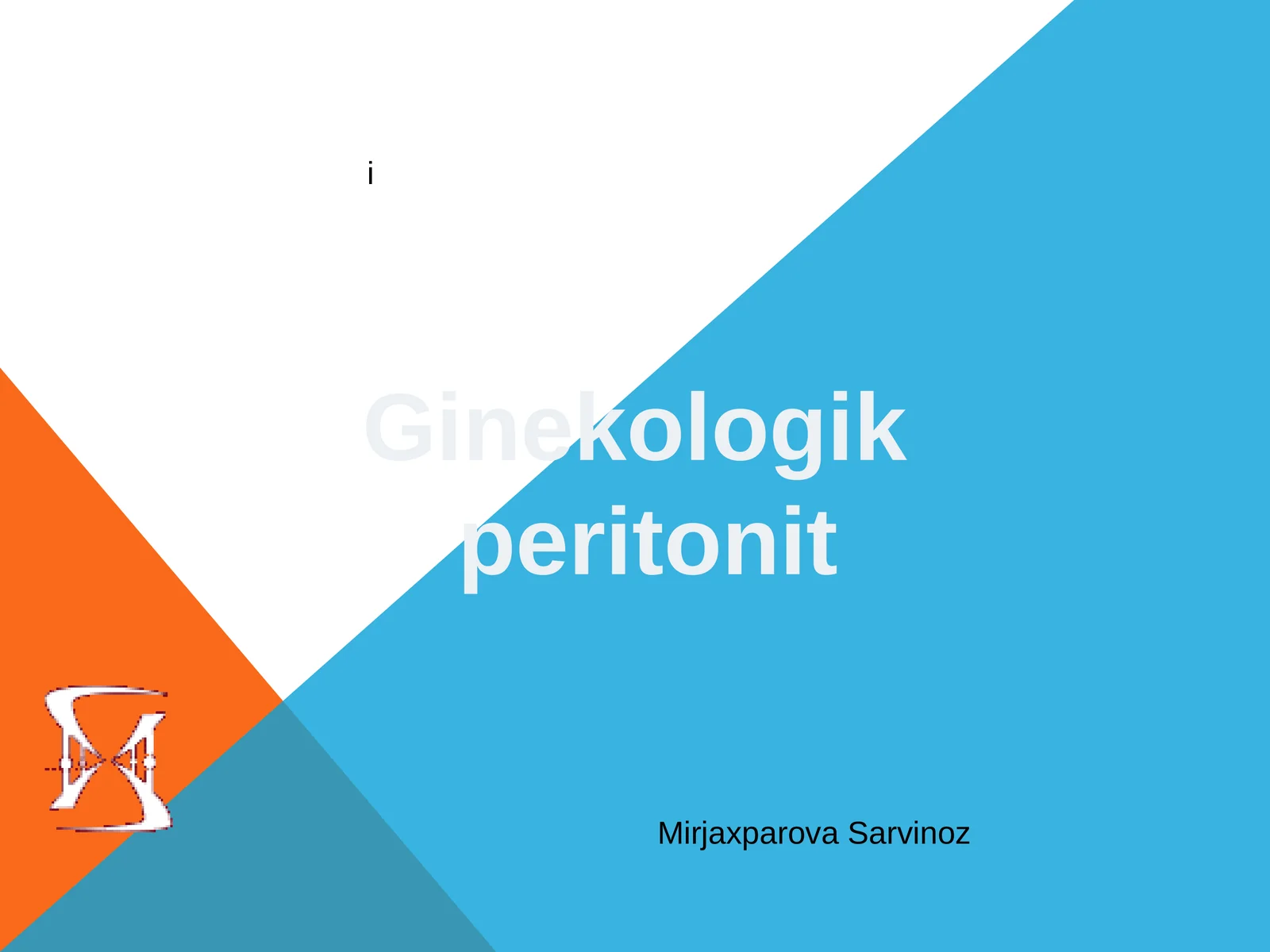 Ginekologik peritonit 1