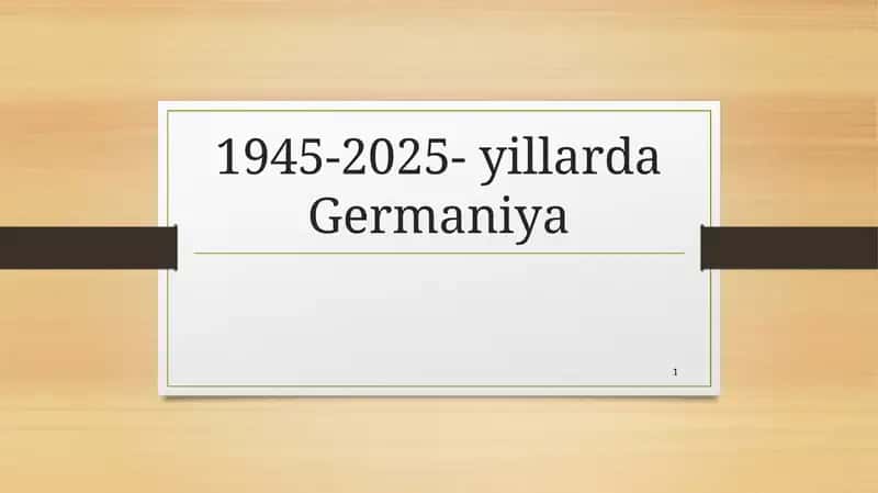 1945-2025-yillarda Germaniya 1