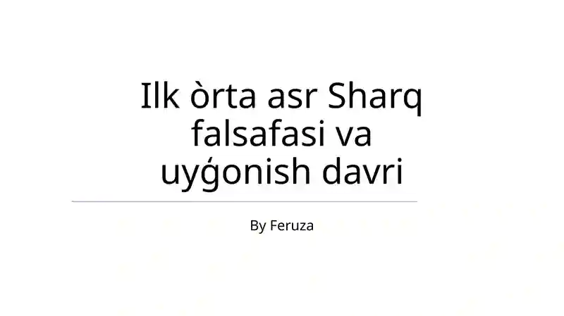 Islomning Oltin Asri va uning ta'siri