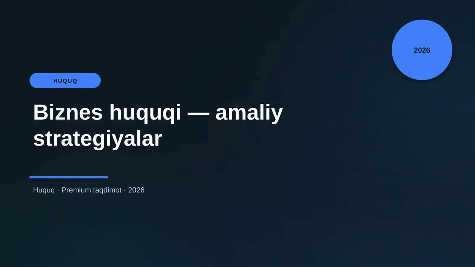 Biznes huquqi — amaliy strategiyalar 1