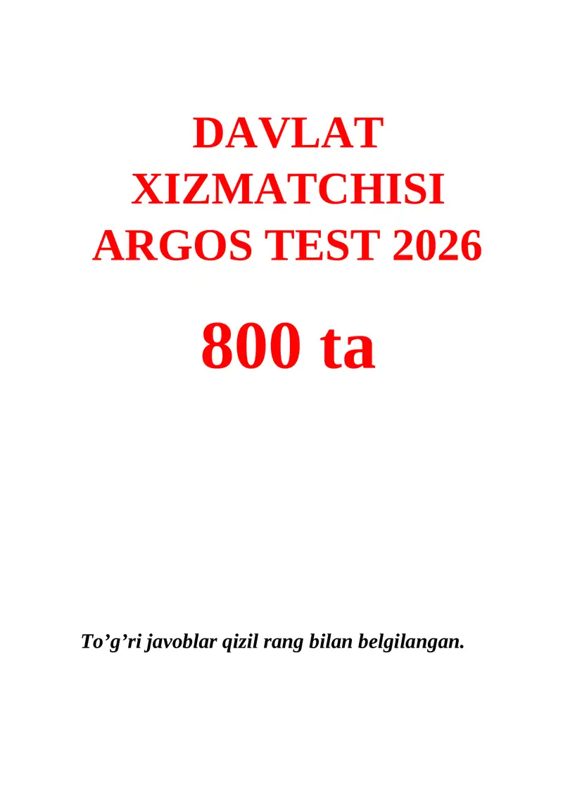 ARGOS TEST 2026 1