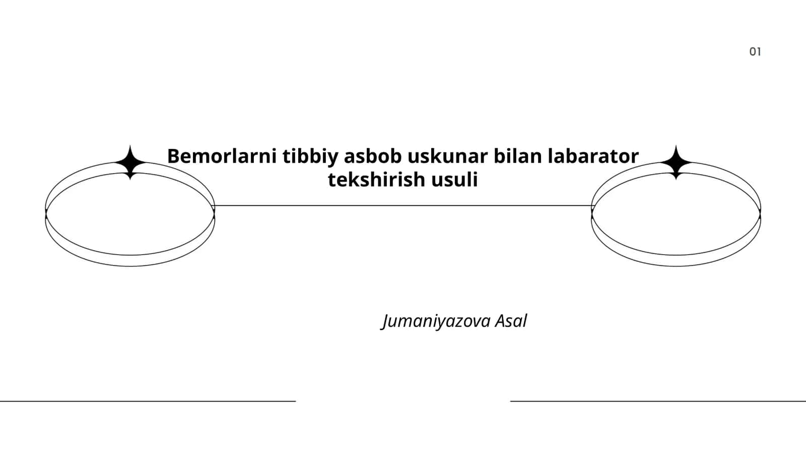Bemorlarni tibbiy asbob uskunar bilan labarator tekshirish usuli 1