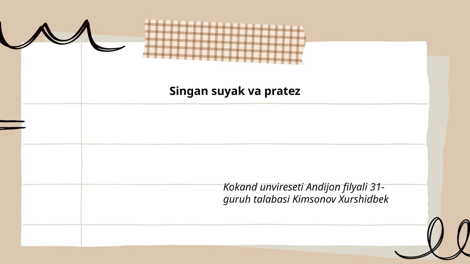 Singan suyak va pratez 1