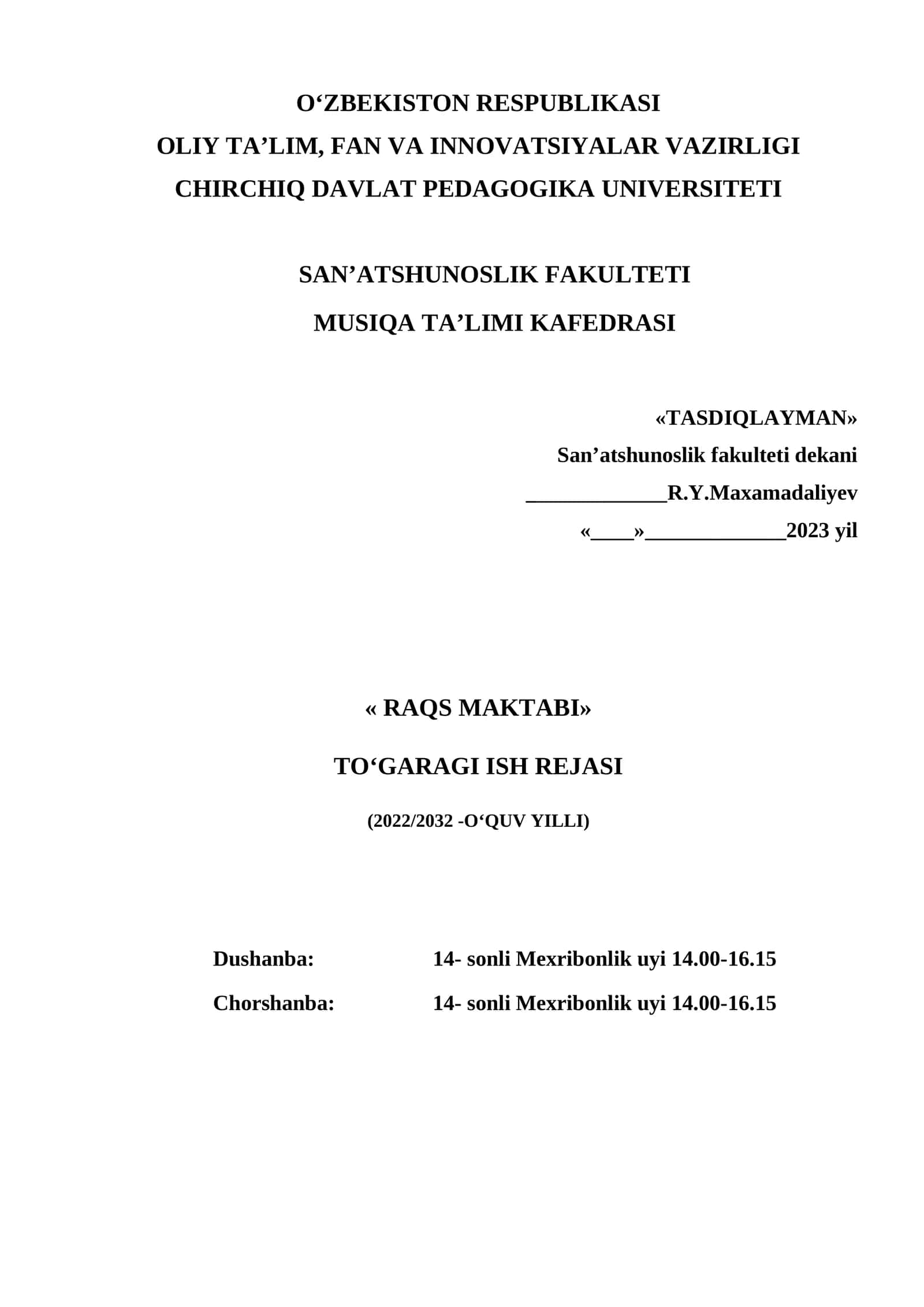 RAQS MAKTABI 1