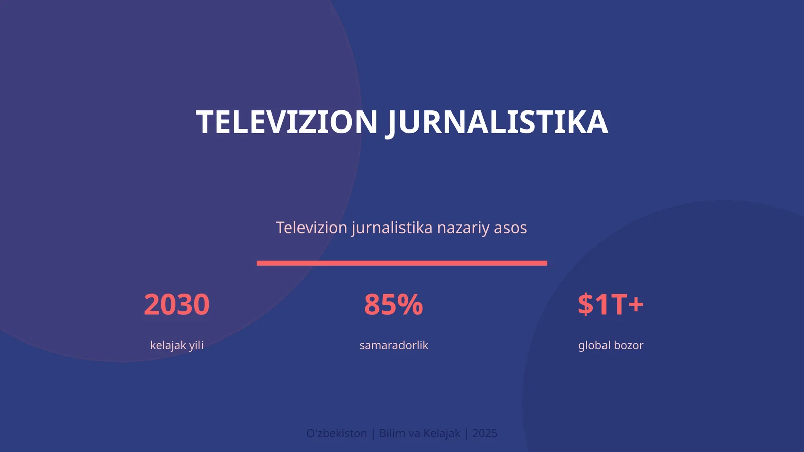 Televizion jurnalistika 1
