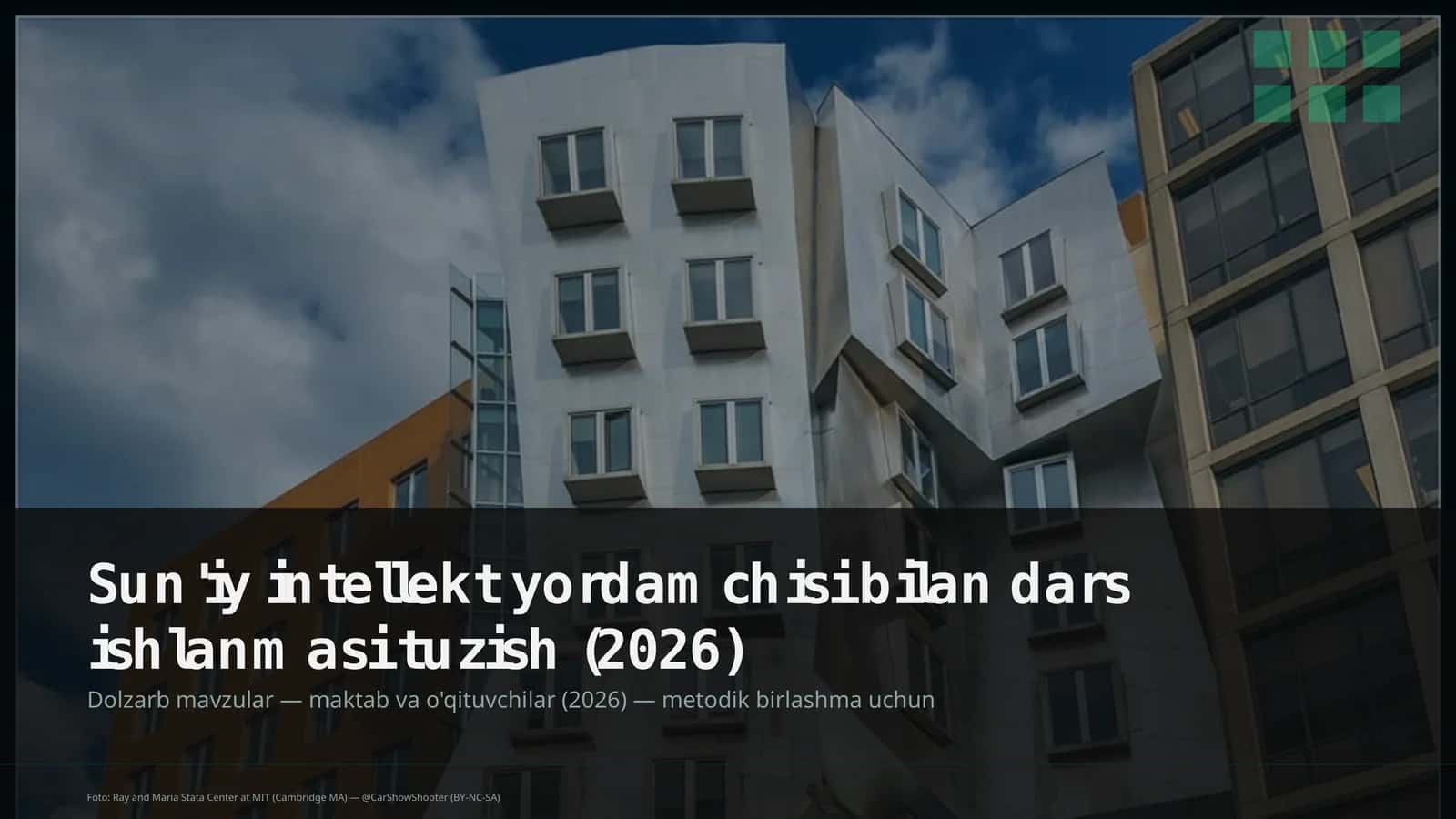 Sun'iy intellekt yordamchisi bilan dars ishlanmasi tuzish (2026) 1