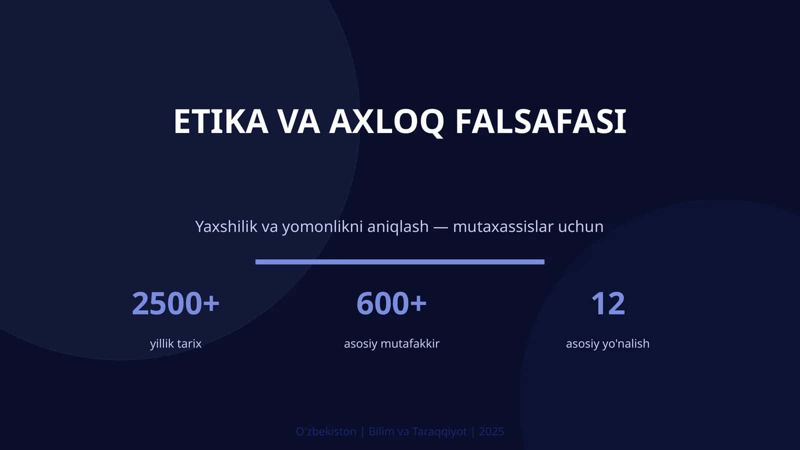 ETIKA VA AXLOQ FALSAFASI 1