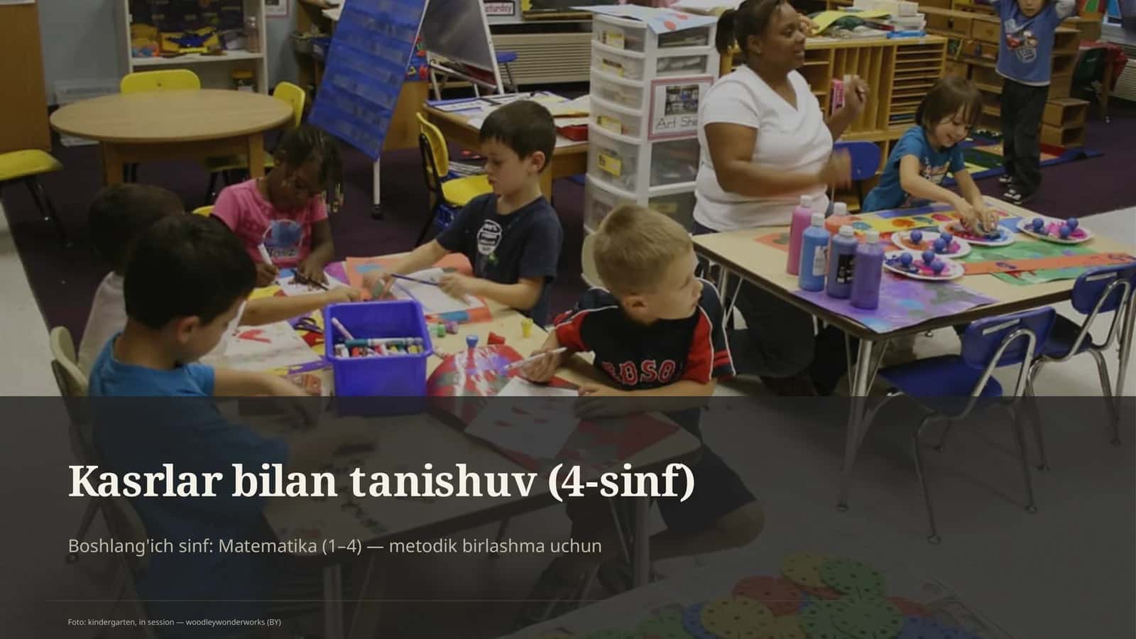 Kasrlar bilan tanishuv (4-sinf) 1