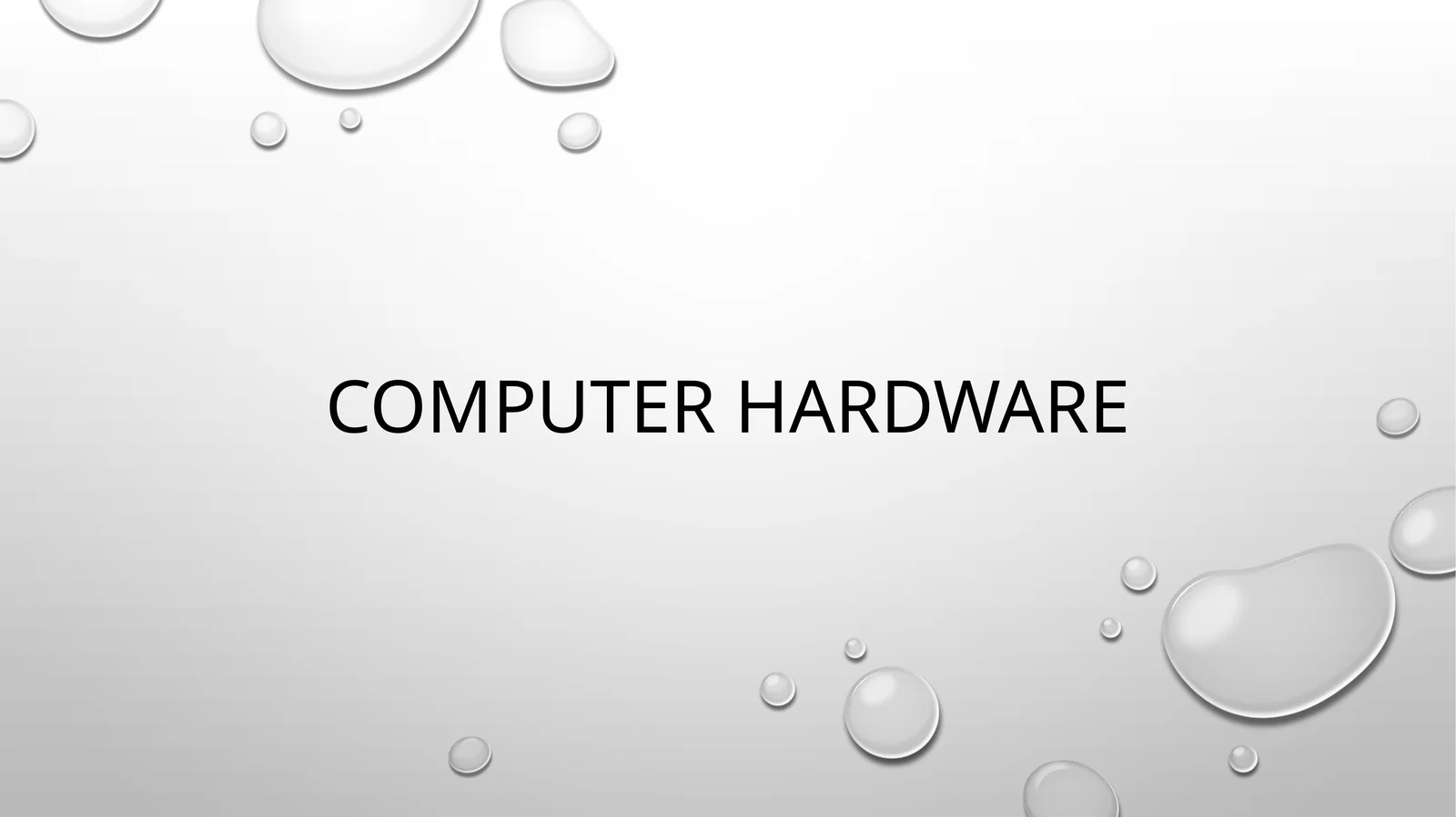 Computer hardware 1