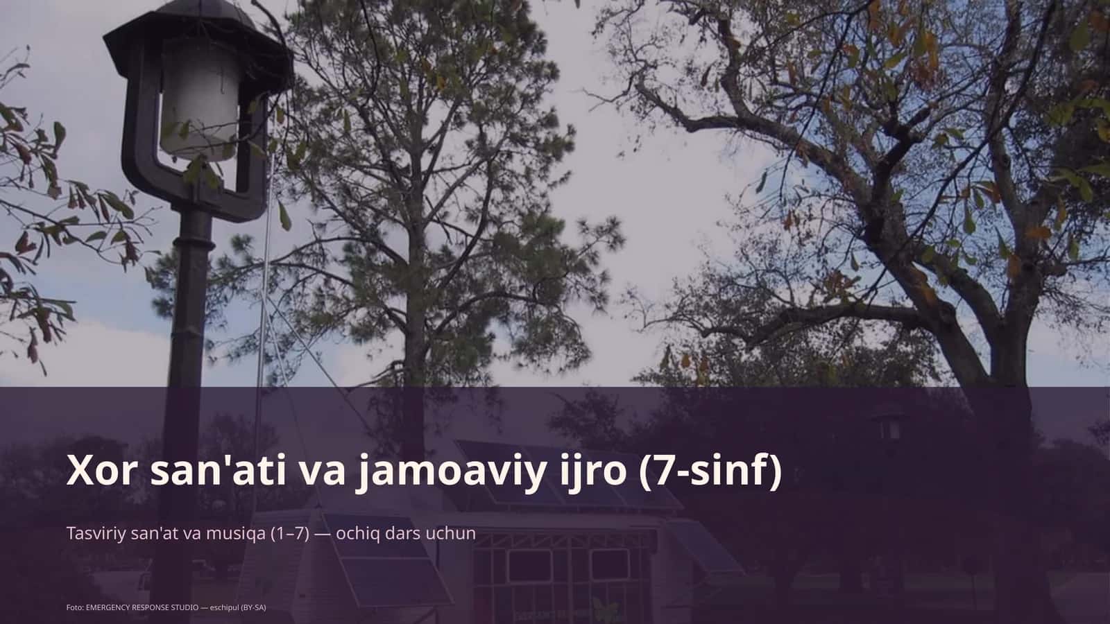 Xor san'ati va jamoaviy ijro (7-sinf) 1