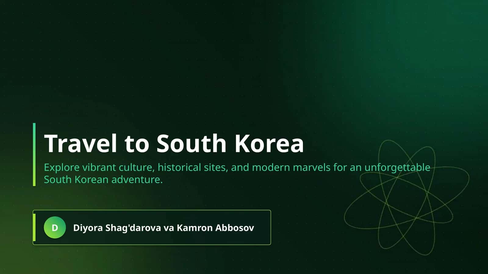 Travel to South Korea 1