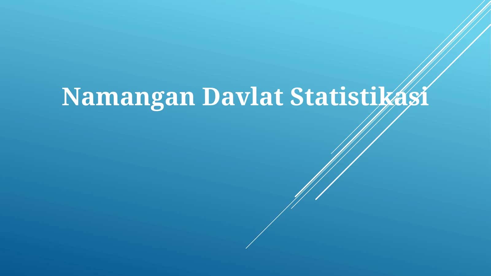 Namangan Davlat Statistikasi 1