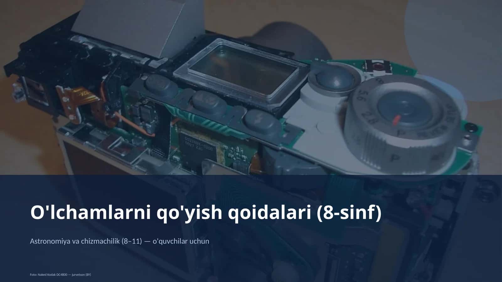 O'lchamlarni qo'yish qoidalari (8-sinf) 3
