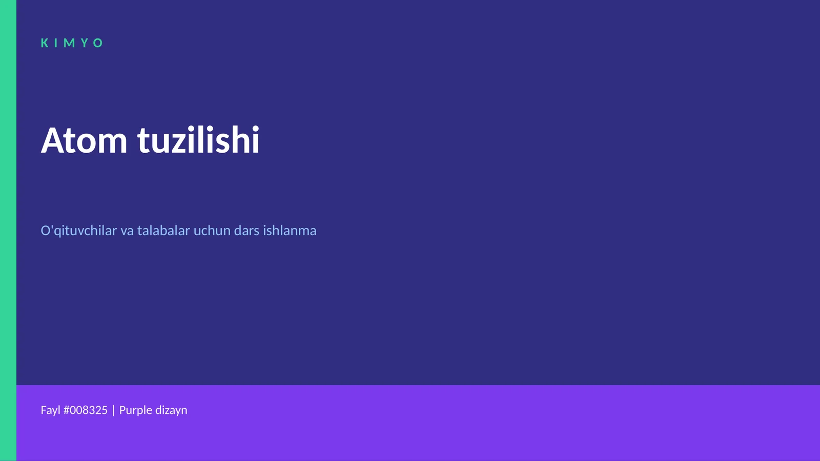 Atom tuzilishi 1