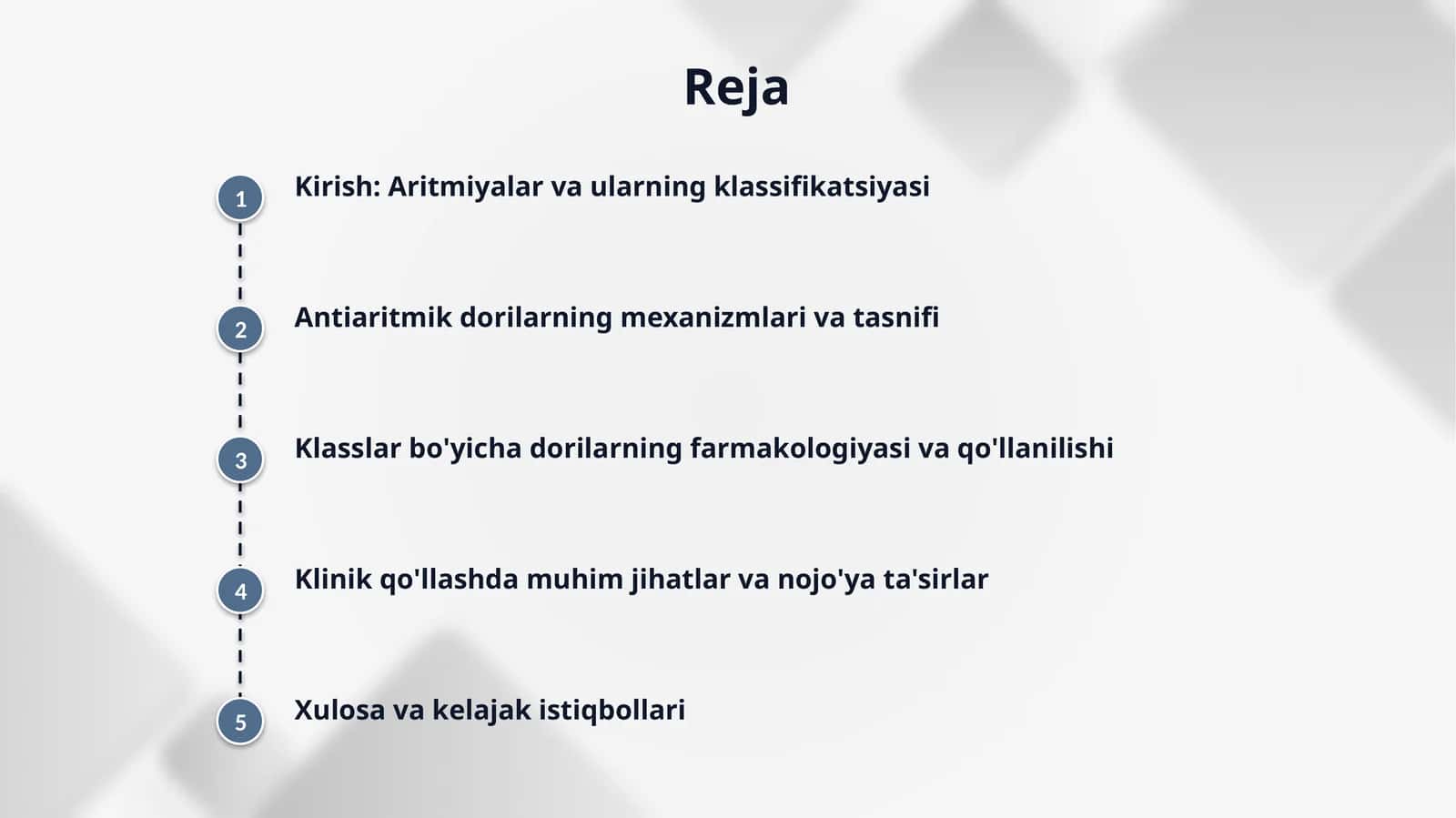 Kirish: Aritmiyalar va ularning klassifikatsiyasi 1
