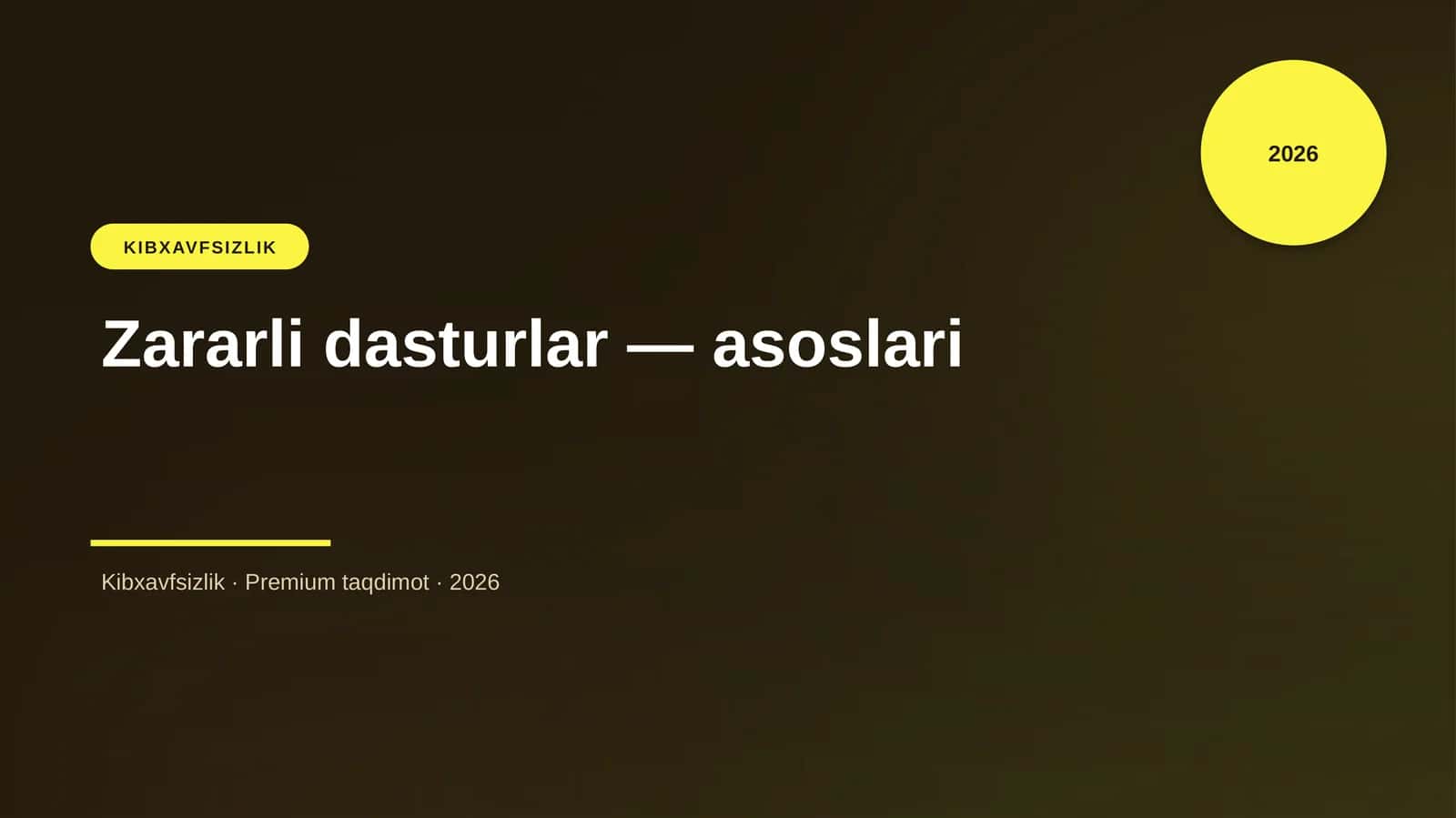 Zararli dasturlar — asoslari 2
