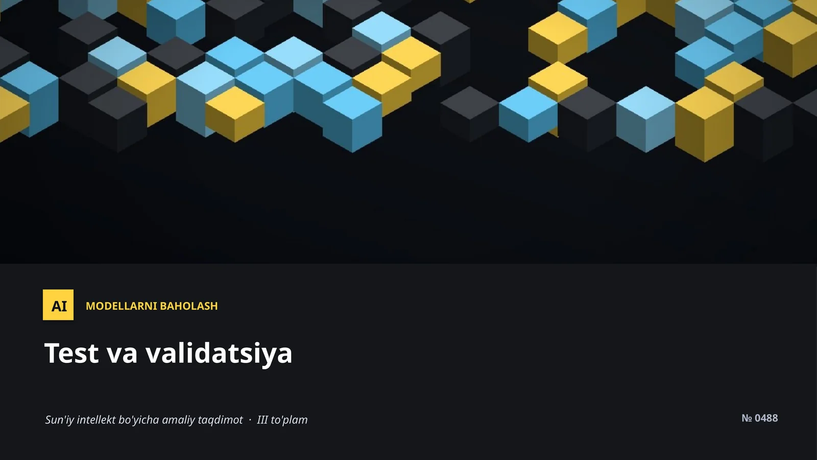 Modellarni Baholash 1