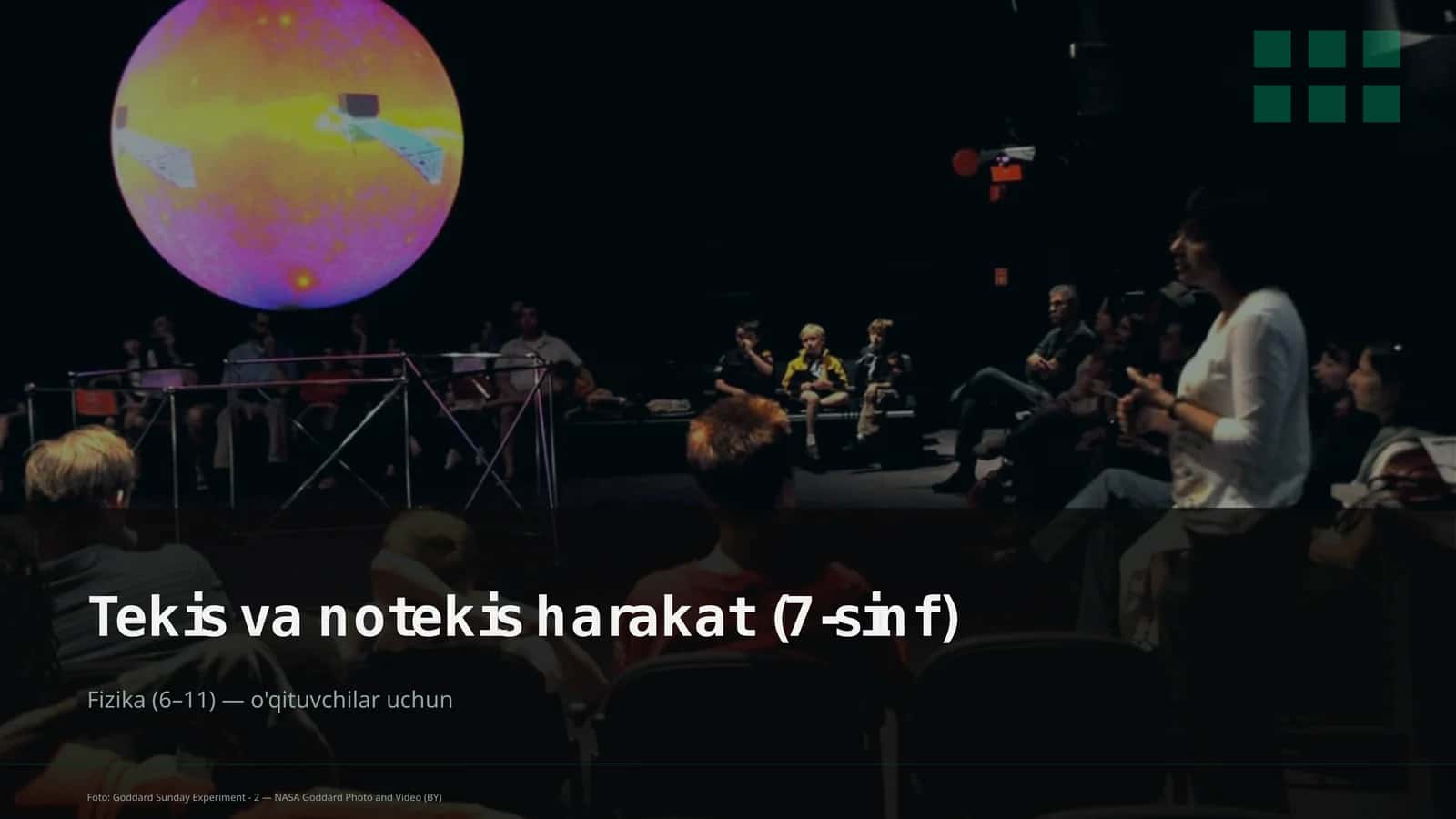 Fizika (6–11) — o'qituvchilar uchun 1