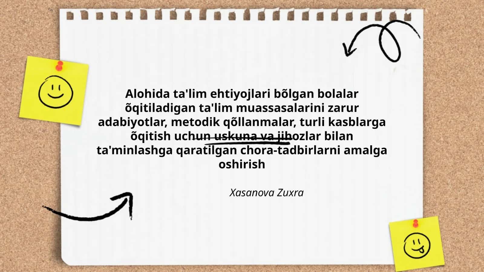 Alohida ta'lim ehtiyojlari 1
