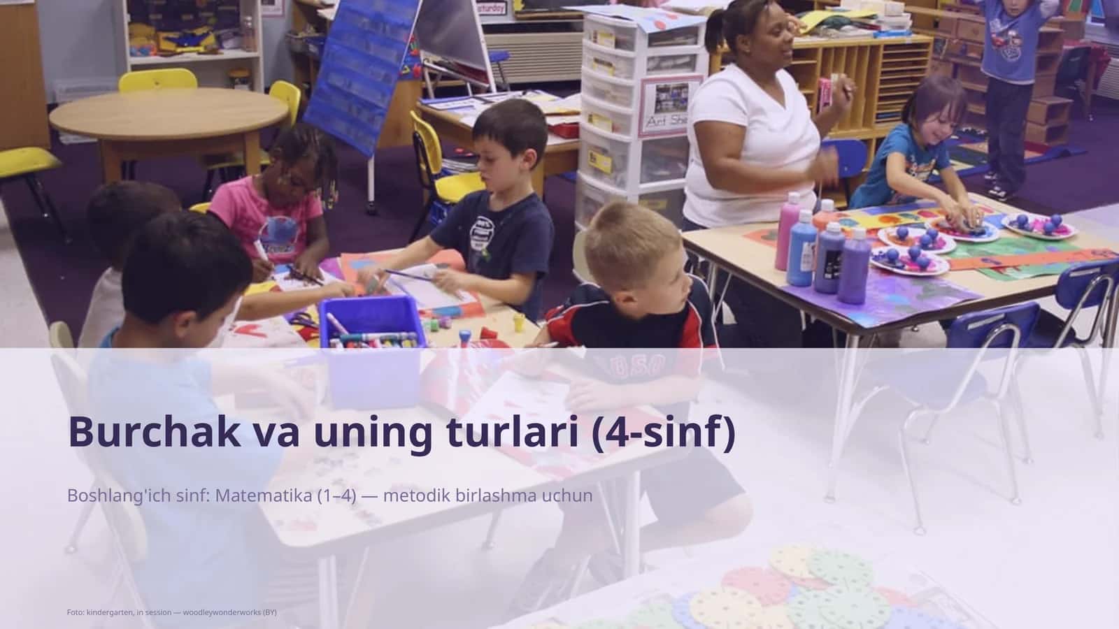 Burchak va uning turlari (4-sinf) 1