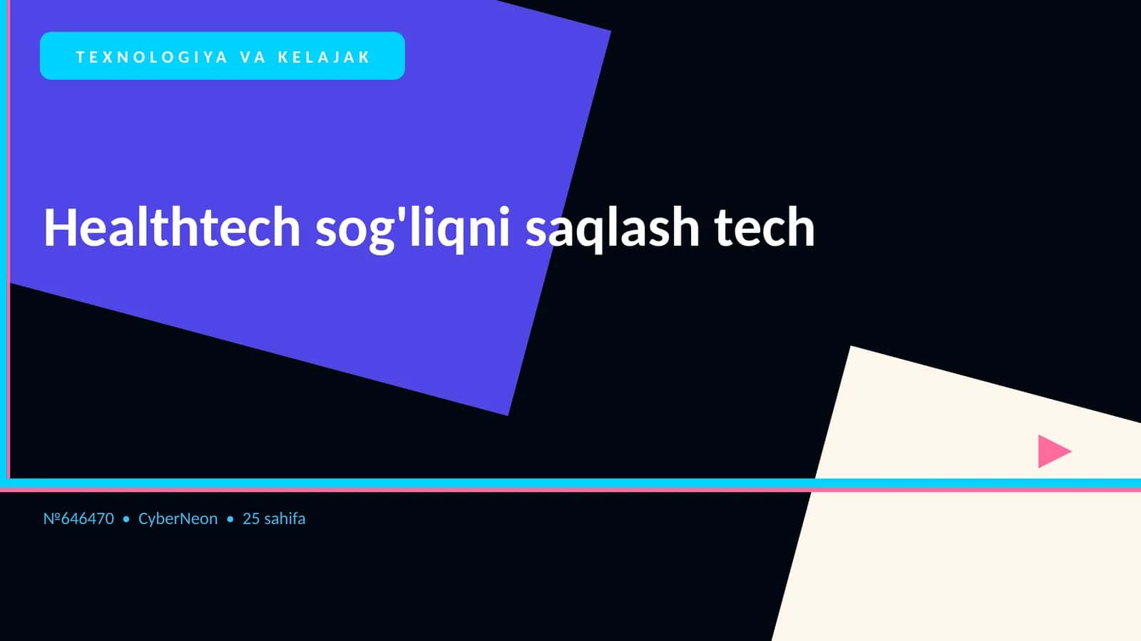 TEXNOLOGIYA VA KELAJAK 3