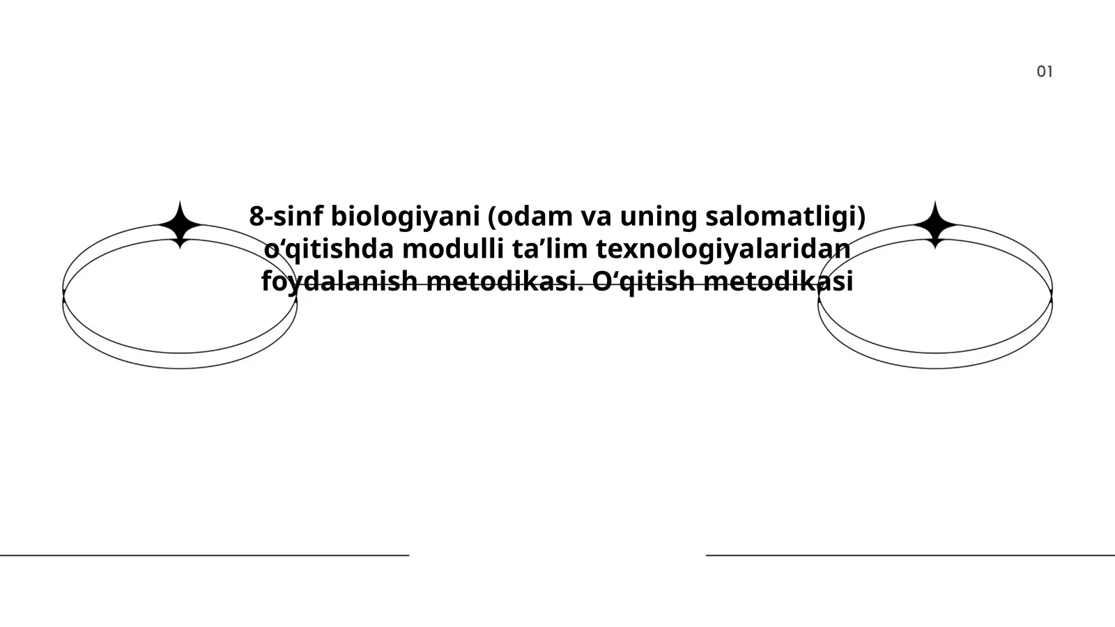 8-sinf biologiyani (odam va uning salomatligi) o‘qitishda modulli ta’lim texnologiyalaridan foydalanish metodikasi 1