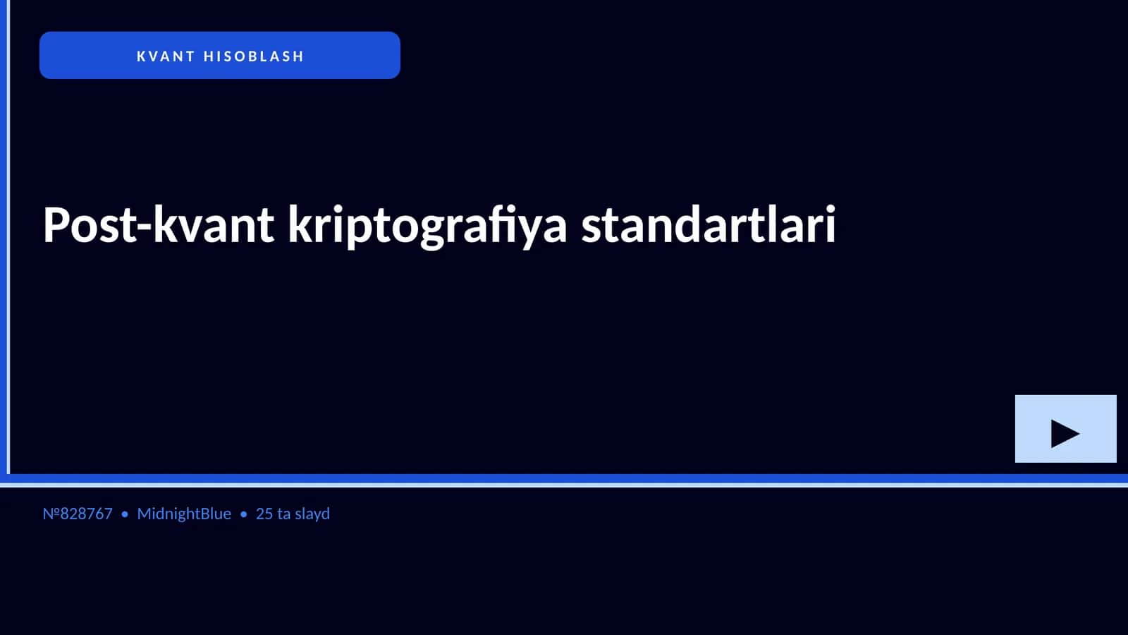Post-kvant kriptografiya standartlari 1