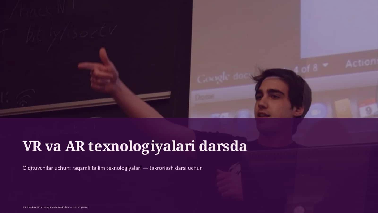 VR va AR texnologiyalari darsda 3