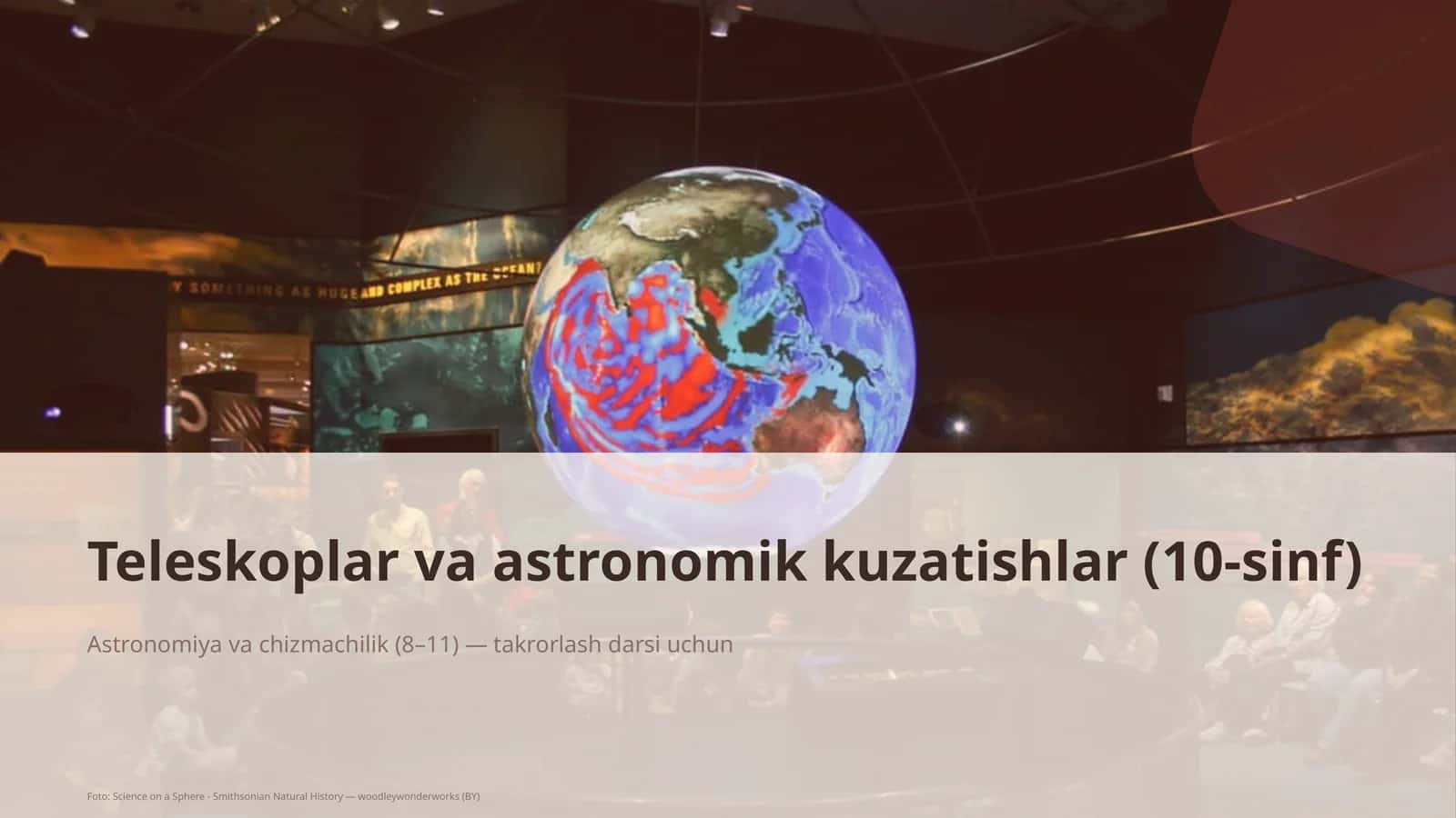 Teleskoplar va astronomik kuzatishlar (10-sinf) 1